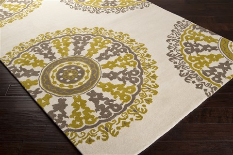 Surya Naya White 90 X 130 Area Rug NY5197-913 800-53943 Image 1