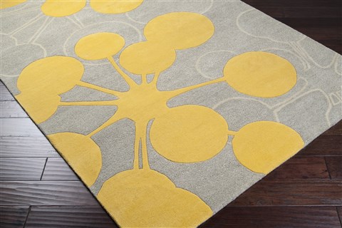 Surya Organic Modern Grey 80 X 110 Area Rug OMR1014-811 800-54304 Image 1