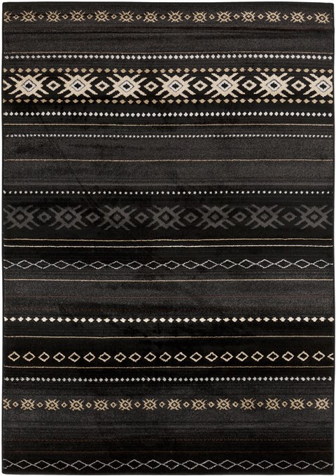 Surya Paramount Black 53 X 76 Area Rug PAR1047-5376 800-54573 Image 0