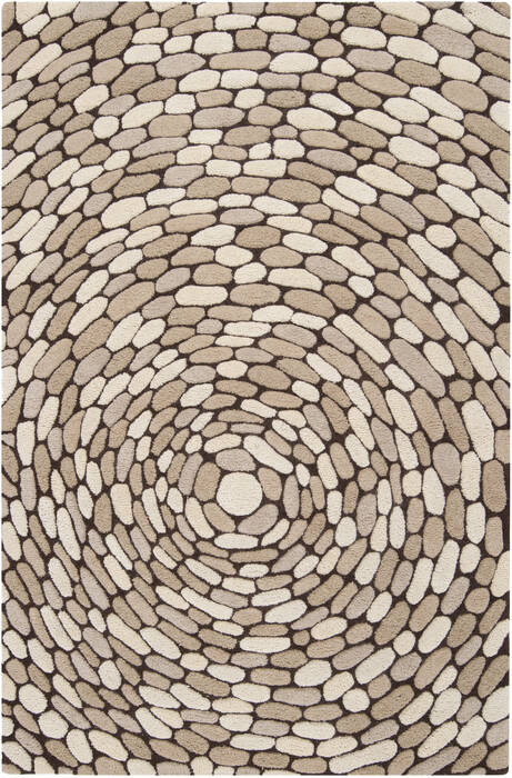 Pebble White Rug Surya Pebble White Rectangle 2x3 ft Wool Carpet 54610 | SKU 54610