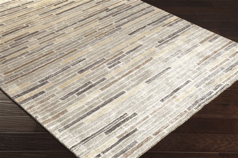 Surya Platinum Grey 20 X 30 Area Rug PLAT9009-23 800-55034 Image 1