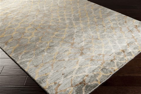 Surya Platinum Grey 50 X 80 Area Rug PLAT9018-58 800-55051 Image 1