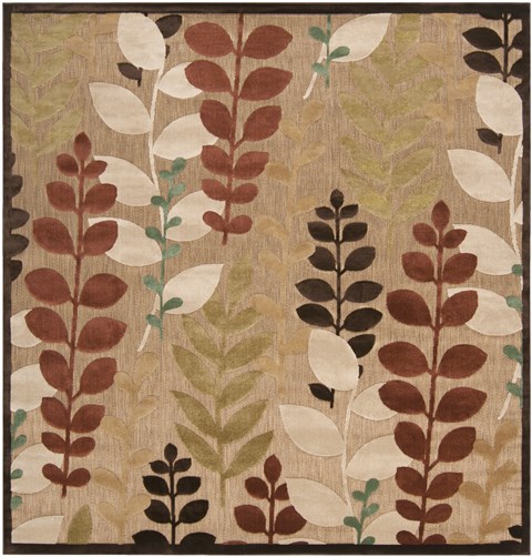 Surya Portera Red Square 76 X 76 Area Rug PRT1004-76SQ 800-55361 Image 0