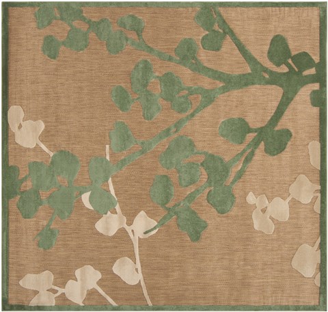 Surya Portera Green Square 76 X 76 Area Rug PRT1006-76SQ 800-55368 Image 0
