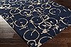 Surya Peerpressure Black 20 X 30 Area Rug PSR7006-23 800-55534 Thumb 1