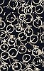 Surya Peerpressure Black 20 X 30 Area Rug PSR7006-23 800-55534 Thumb 0