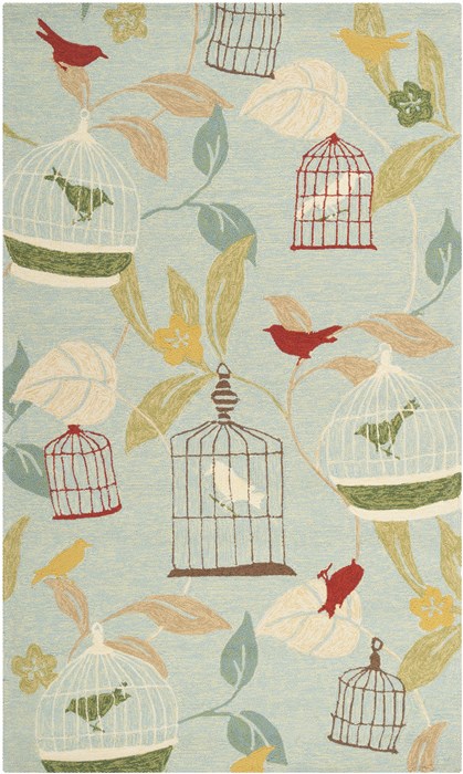 Surya Rain Green 90 X 120 Area Rug RAI1128-912 800-55977 Image 0