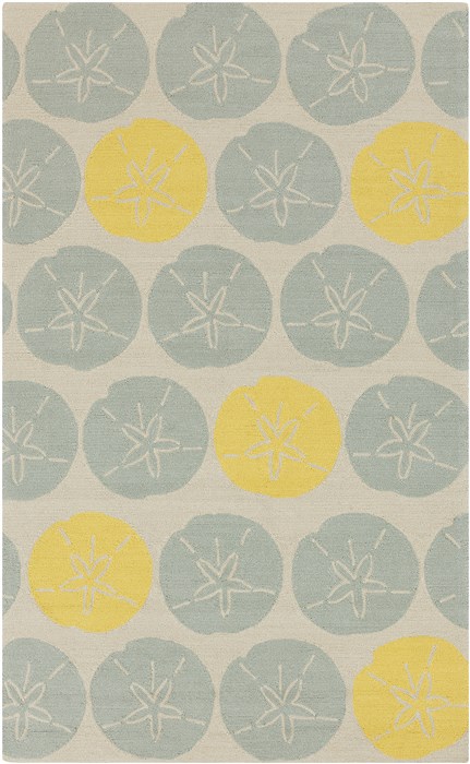 Surya Rain Yellow 50 X 80 Area Rug RAI1129-58 800-55981 Image 0