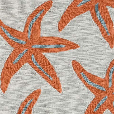 Surya Rain Orange 80 X 100 Area Rug RAI1136-810 800-56010 Image 2