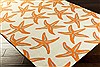 Surya Rain Orange 80 X 100 Area Rug RAI1136-810 800-56010 Thumb 1