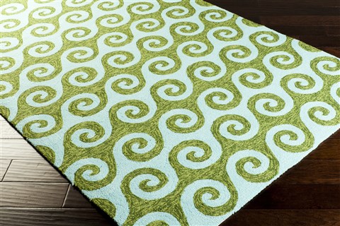 Surya Rain Blue 90 X 120 Area Rug RAI1139-912 800-56033 Image 1