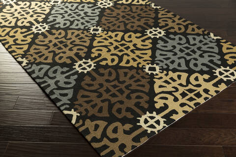 Surya Rain Brown 90 X 120 Area Rug RAI1150-912 800-56110 Image 1