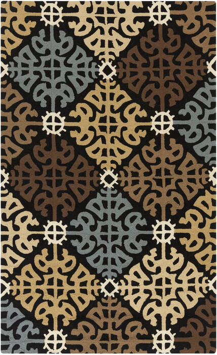 Surya Rain Brown 90 X 120 Area Rug RAI1150-912 800-56110 Image 0