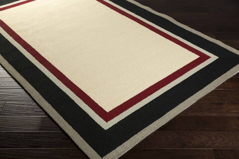 Surya Rain Red 20 X 30 Area Rug RAI1164-23 800-56202 Image 1