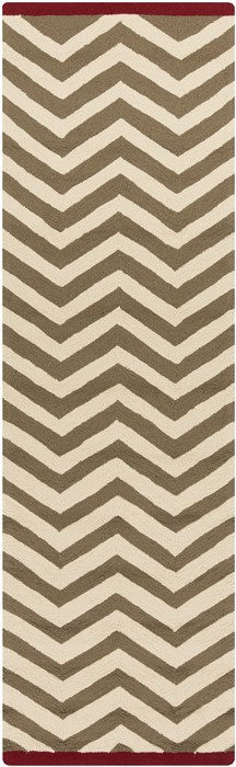 Surya Rain White Runner 26 X 80 Area Rug RAI1178-268 800-56301 Image 0