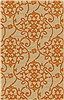 Surya Rain Orange 20 X 30 Area Rug RAI1195-23 800-56419 Thumb 0