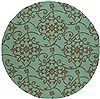 Surya Rain Green Round 80 X 80 Area Rug RAI1196-8RD 800-56431 Thumb 0
