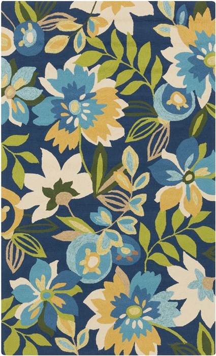 Surya Rain Blue 80 X 100 Area Rug RAI1228-810 800-56577 Image 0