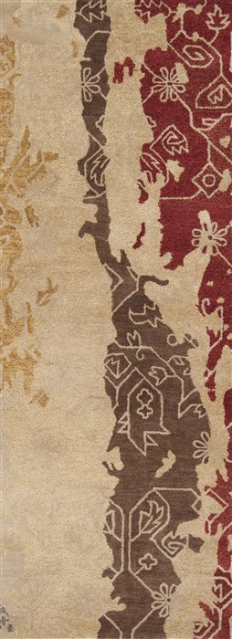 Surya Rant White Runner 26 X 80 Area Rug RANT8710-268 800-56637 Image 0