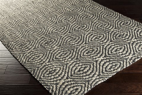 Surya Reeds Grey 100 X 140 Area Rug REED822-1014 800-56732 Image 1
