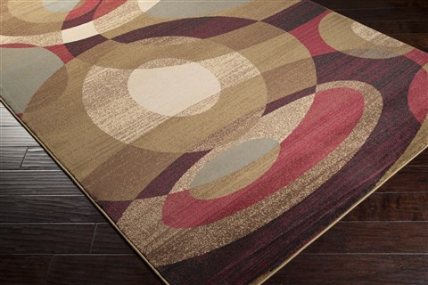 Surya Riley Red 53 X 76 Area Rug RLY5007-5376 800-57077 Image 1