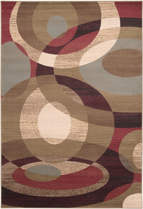 Surya Riley Red 53 X 76 Area Rug RLY5007-5376 800-57077 Image 0