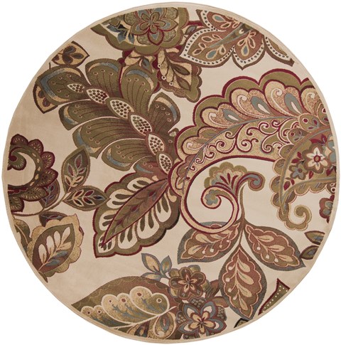 Surya Riley Red Round 80 X 80 Area Rug RLY5019-8RD 800-57188 Image 0