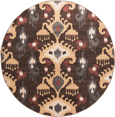 Surya Riley Yellow Round 80 X 80 Area Rug RLY5027-8RD 800-57258 Image 0