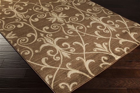 Surya Riley Brown 53 X 76 Area Rug RLY5060-5376 800-57487 Image 1