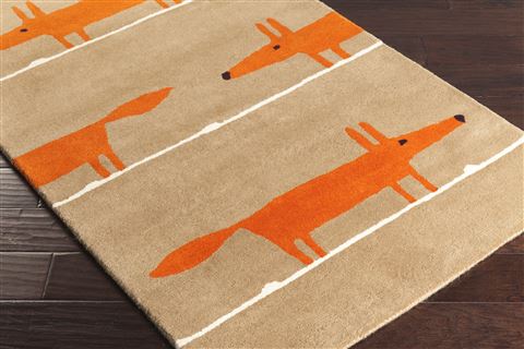 Surya Scion Orange 50 X 80 Area Rug SCI23-58 800-58095 Image 1