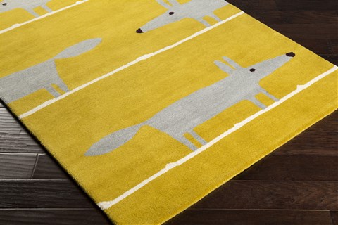 Surya Scion Yellow 80 X 110 Area Rug SCI24-811 800-58100 Image 1