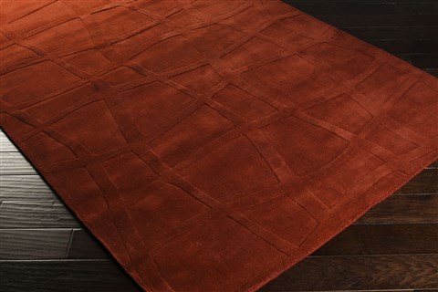 Surya Sculpture Red 80 X 110 Area Rug SCU7507-811 800-58282 Image 1