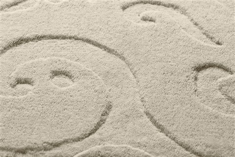 Surya Sculpture White Round 60 X 60 Area Rug SCU7511-6RD 800-58304 Image 1