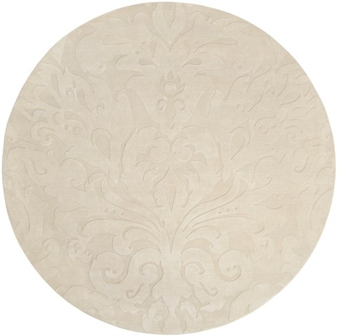 Surya Sculpture White Round 60 X 60 Area Rug SCU7511-6RD 800-58304 Image 0