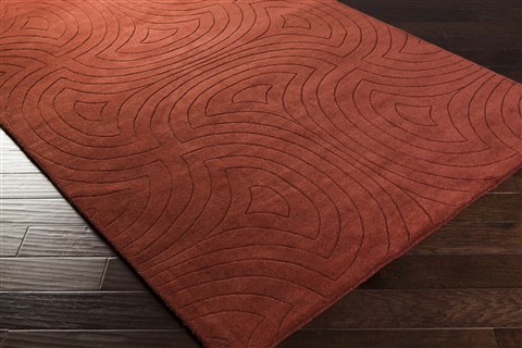 Surya Sculpture Red 20 X 30 Area Rug SCU7551-23 800-58392 Image 1