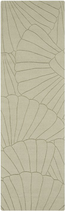 Surya Shell Green Runner 26 X 80 Area Rug SHE1001-268 800-58678 Image 0