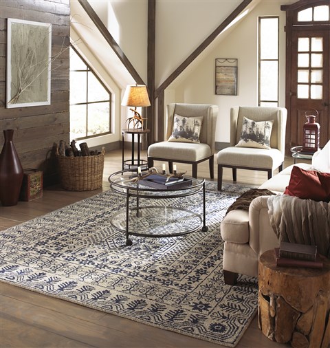 Surya Smithsonian Blue 50 X 80 Area Rug SMI2113-58 800-58977 Image 2
