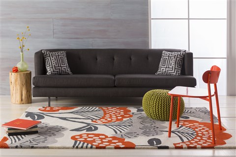 Surya Sanderson Orange 50 X 80 Area Rug SND4531-58 800-59141 Image 2