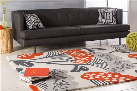 Surya Sanderson Orange 50 X 80 Area Rug SND4531-58 800-59141 Image 3