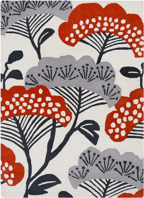 Surya Sanderson Orange 50 X 80 Area Rug SND4531-58 800-59141 Image 0