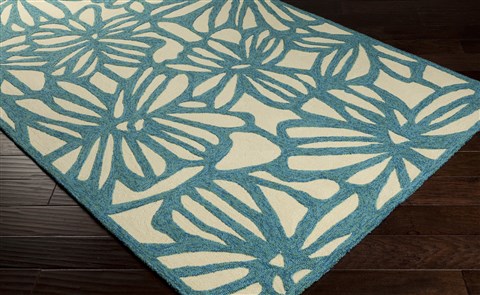 Surya Storm Blue 33 X 53 Area Rug SOM7736-3353 800-59390 Image 1