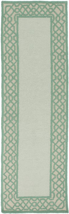 Surya Storm Green Runner 26 X 80 Area Rug SOM7756-268 800-59429 Image 0