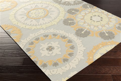 Surya Storm Grey 50 X 76 Area Rug SOM7761-576 800-59456 Image 1