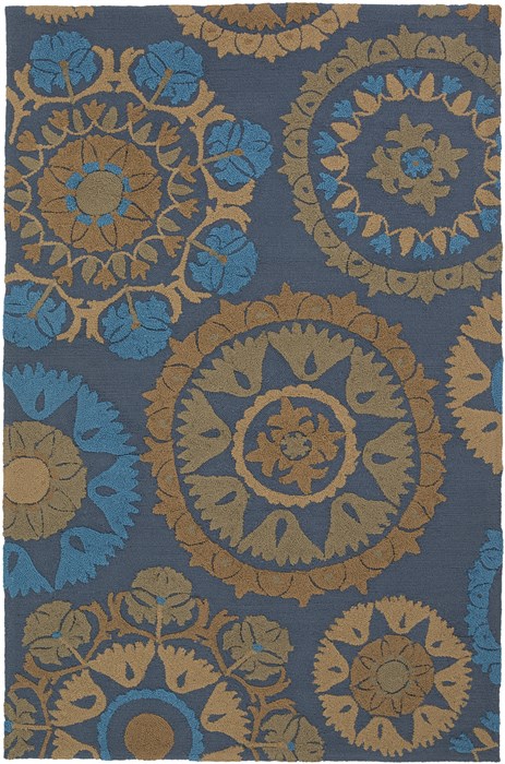 Surya Storm Blue 50 X 76 Area Rug SOM7762-576 800-59461 Image 0