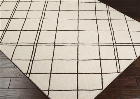 Surya Studio White 80 X 110 Area Rug SR124-811 800-59580 Image 1