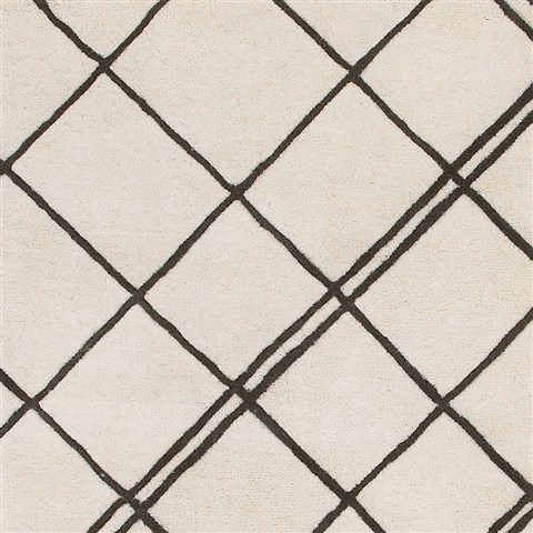 Surya Studio White Round 80 X 80 Area Rug SR124-8RD 800-59581 Image 1