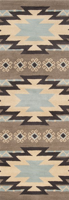 Surya Santa Fe Grey Runner 26 X 80 Area Rug STF4022-268 800-59681 Image 0