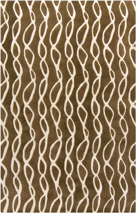 Surya Stamped Brown 80 X 110 Area Rug STM803-811 800-59804 Image 0