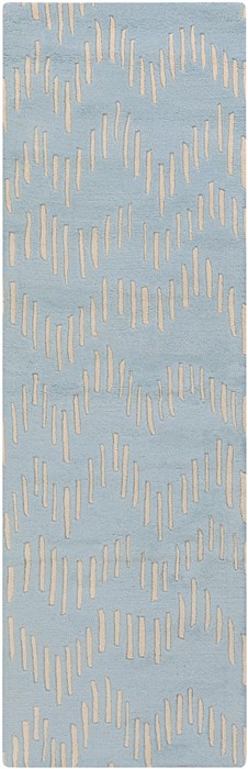 Surya Stamped Grey Runner 26 X 80 Area Rug STM813-268 800-59816 Image 0