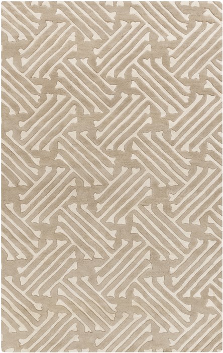 Surya Stamped Grey 50 X 80 Area Rug STM814-58 800-59823 Image 0